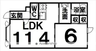ステイハウスグランド【2階】の間取り